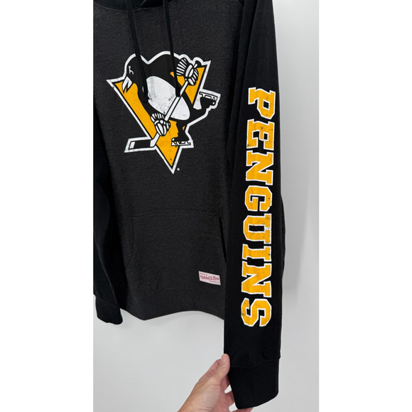 Mitchell & Ness Pittsburgh Penguins Hoodie Sweatshirt Men's Size Large Graphic - Picture 5 of 8